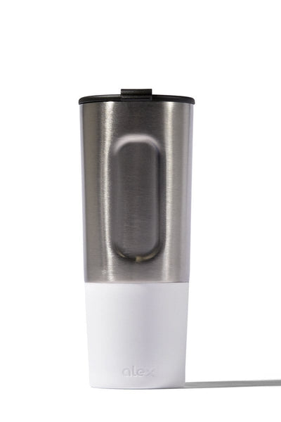 20oz Insulated Traveler (Hot/Cold) in White – alexbottle